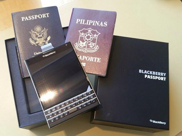 Size of Blackberry Passport